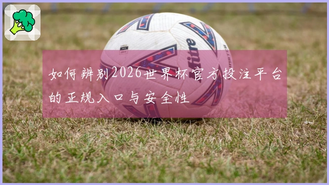 如何辨别2026世界杯官方投注平台的正规入口与安全性